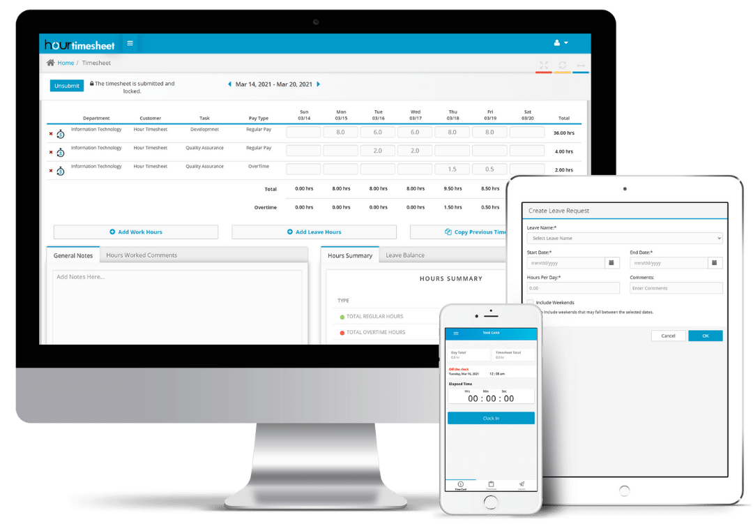 HourTimesheet Responsive